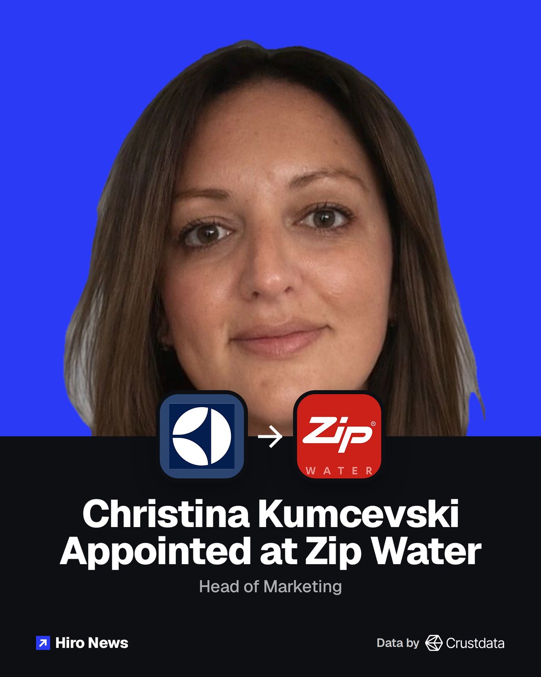 Christina Kumcevski, from Electrolux Group to Zip Water