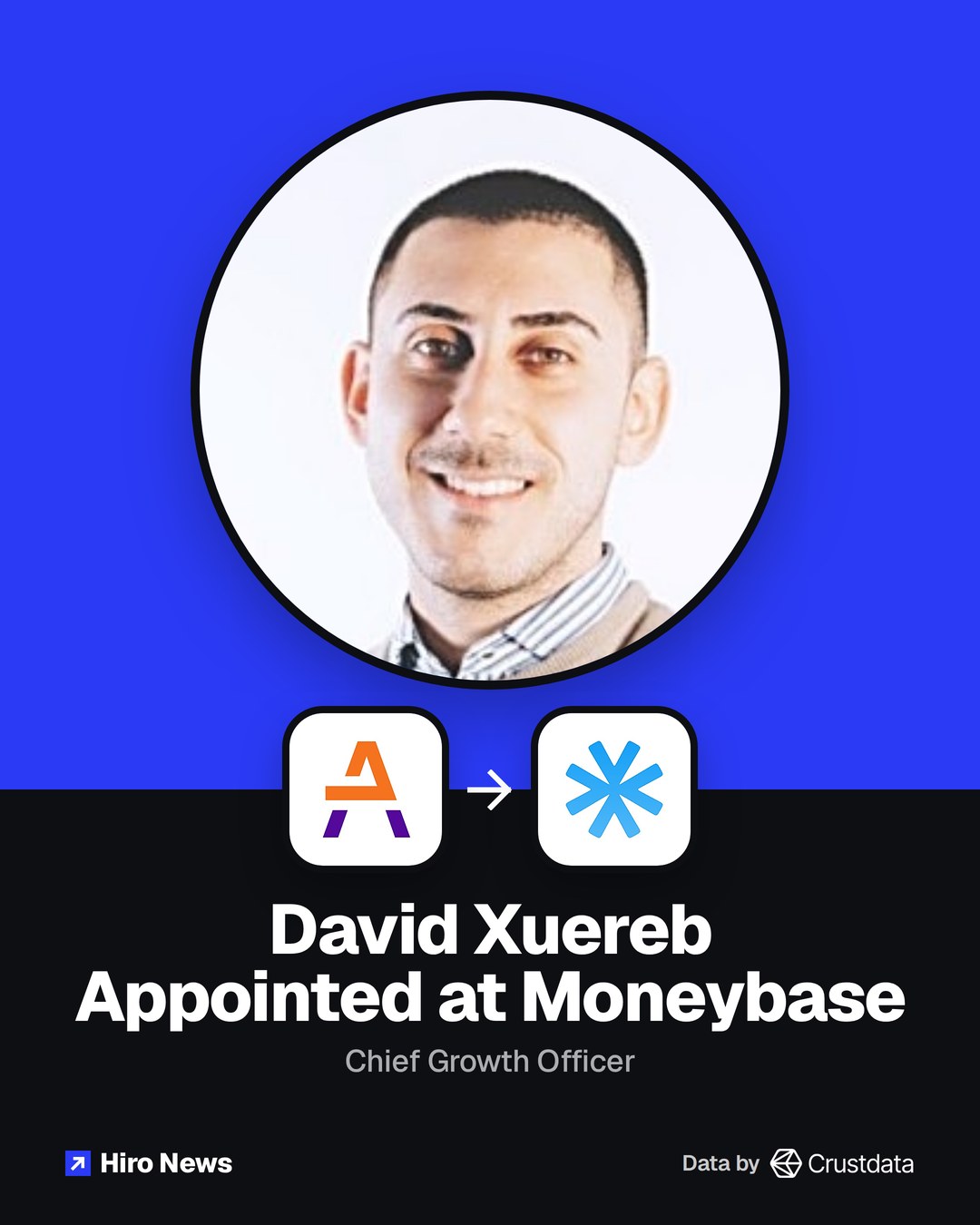 David Xuereb, from Andaria to Moneybase