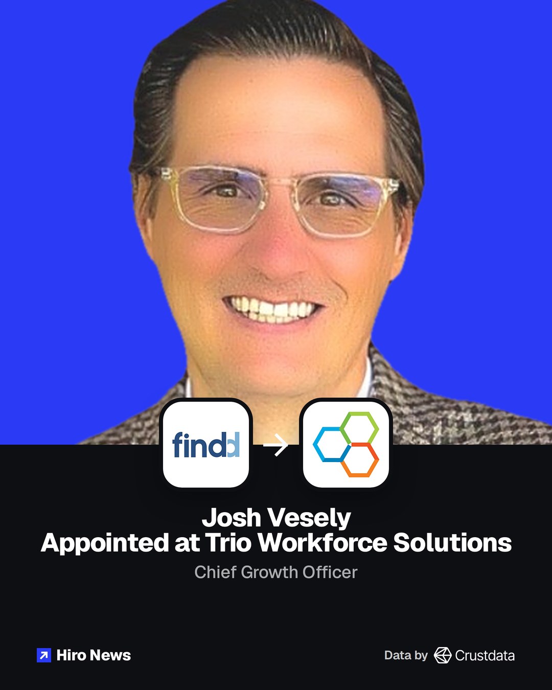 Josh Vesely, from Findd.AI to Trio Workforce Solutions