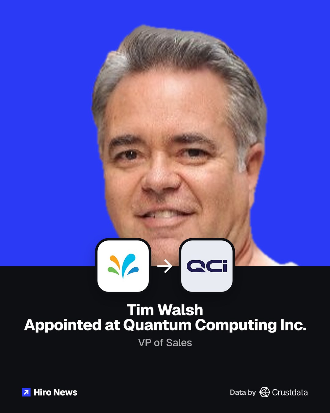 Tim Walsh, from Sprinklr to Quantum Computing Inc.
