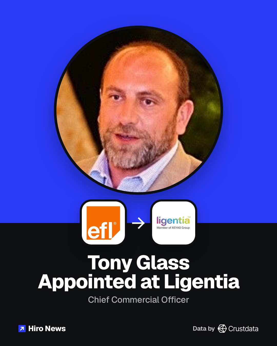Tony Glass, from EFL to Ligentia